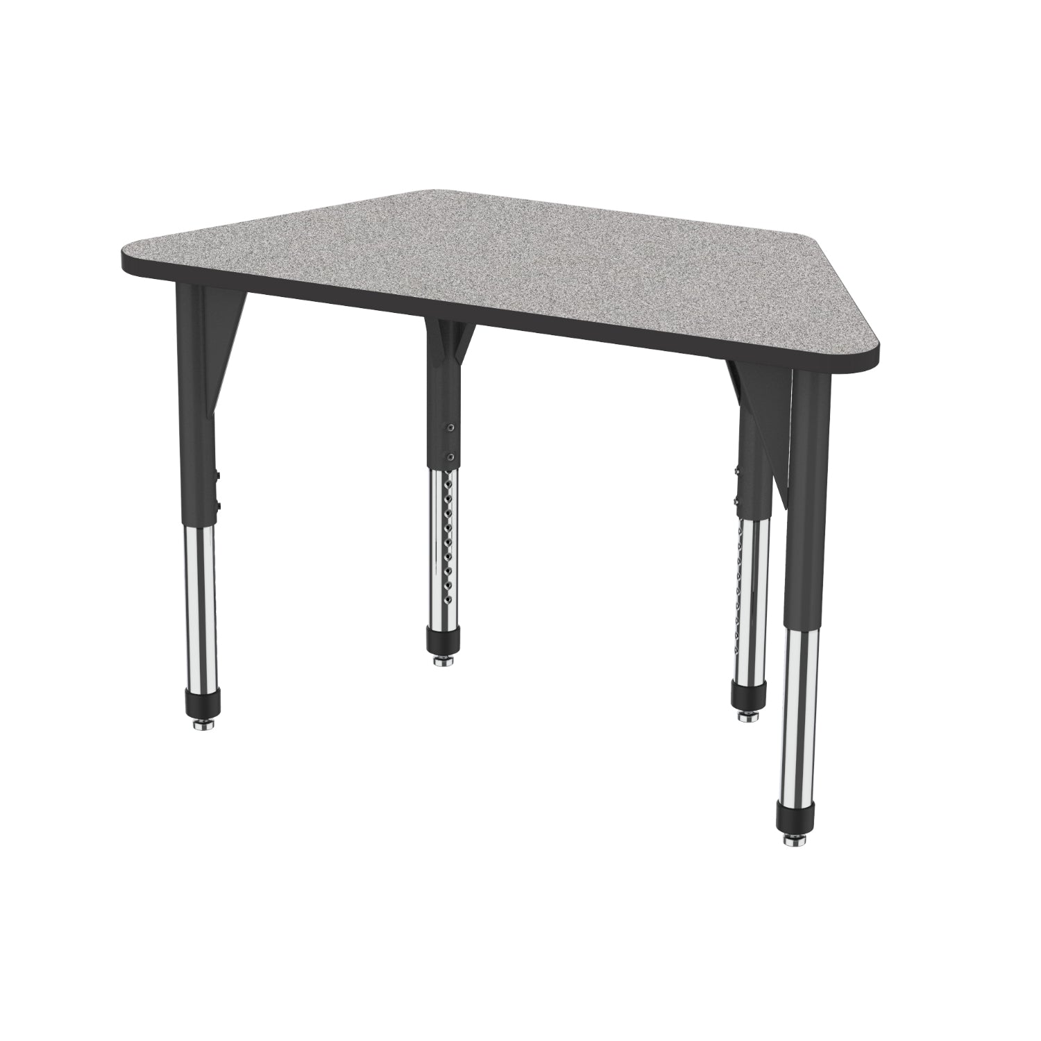 Premier Sitting Height Collaborative Classroom Table, 24" x 48" Trapezoid