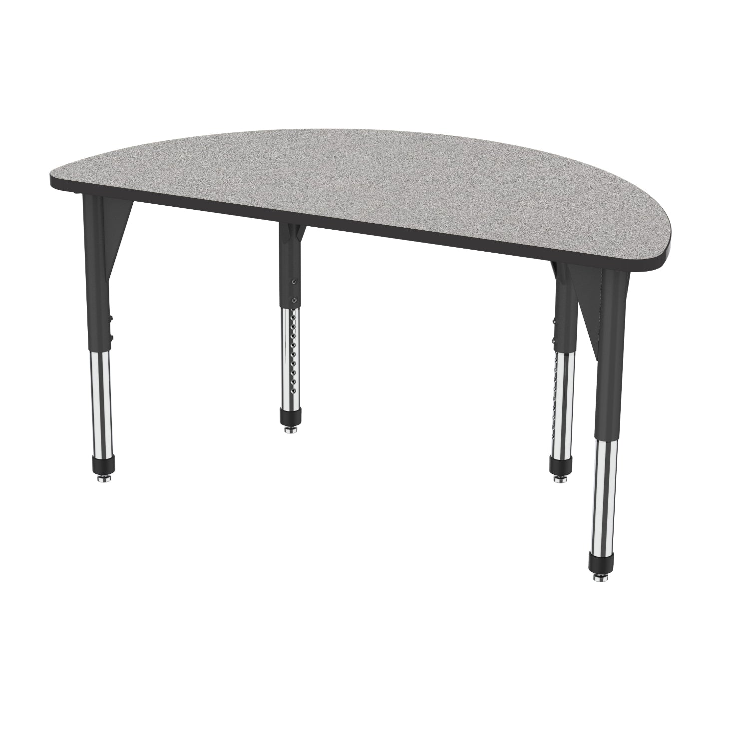 Premier Sitting Height Collaborative Classroom Table, 60" Half Round