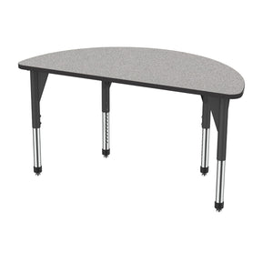 Marco Premier Sitting Height Collaborative Classroom Table, 60" Half Round