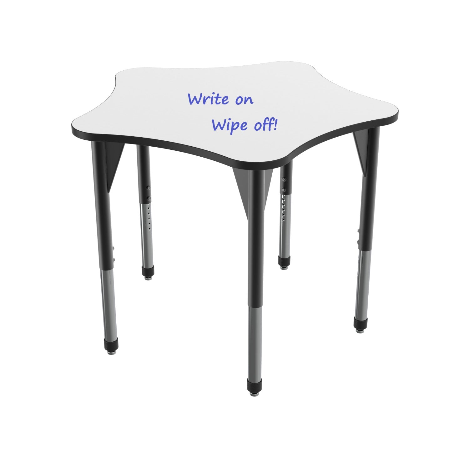 Premier Dry Erase Standing Height Collaborative Classroom Table, 48" 5-Star