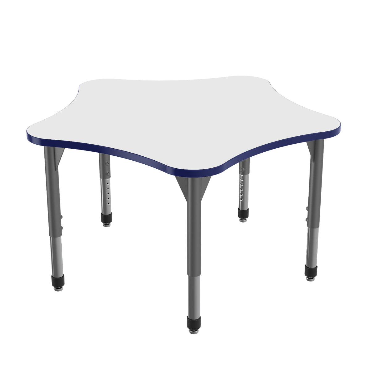 Premier Dry Erase Standing Height Collaborative Classroom Table, 48" 5-Star