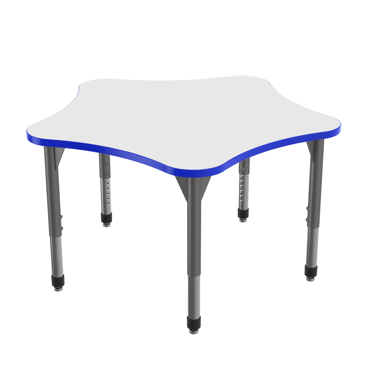 Premier Dry Erase Standing Height Collaborative Classroom Table, 48" 5-Star