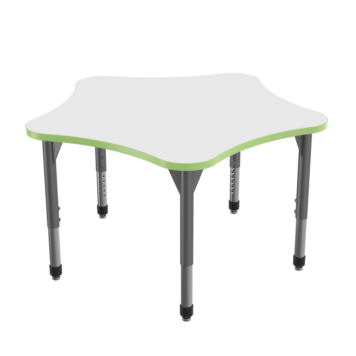 Premier Dry Erase Standing Height Collaborative Classroom Table, 48" 5-Star