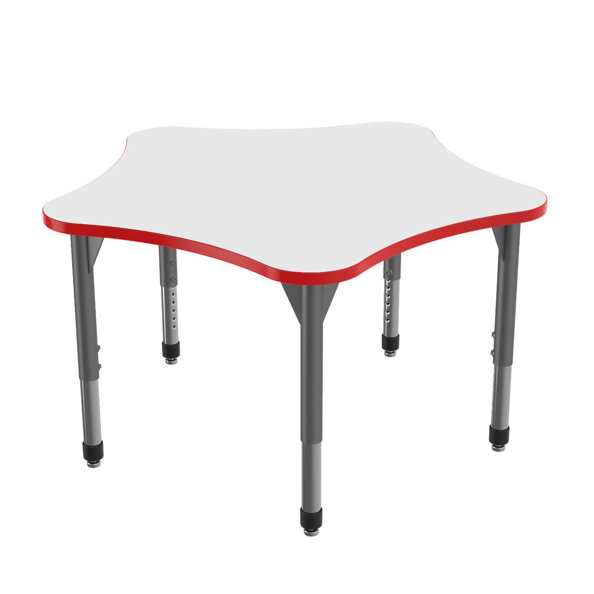 Premier Dry Erase Standing Height Collaborative Classroom Table, 48" 5-Star