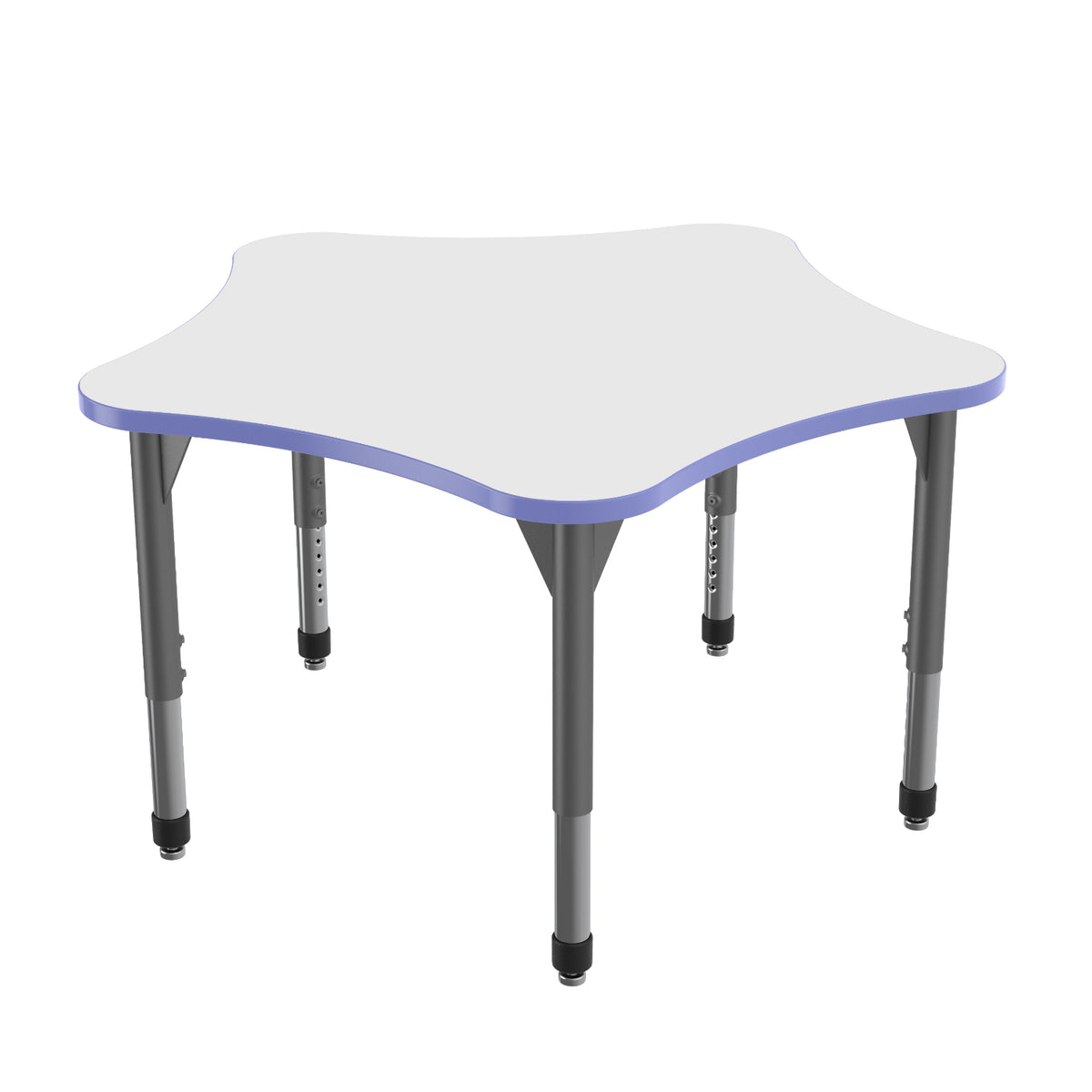 Premier Dry Erase Standing Height Collaborative Classroom Table, 48" 5-Star