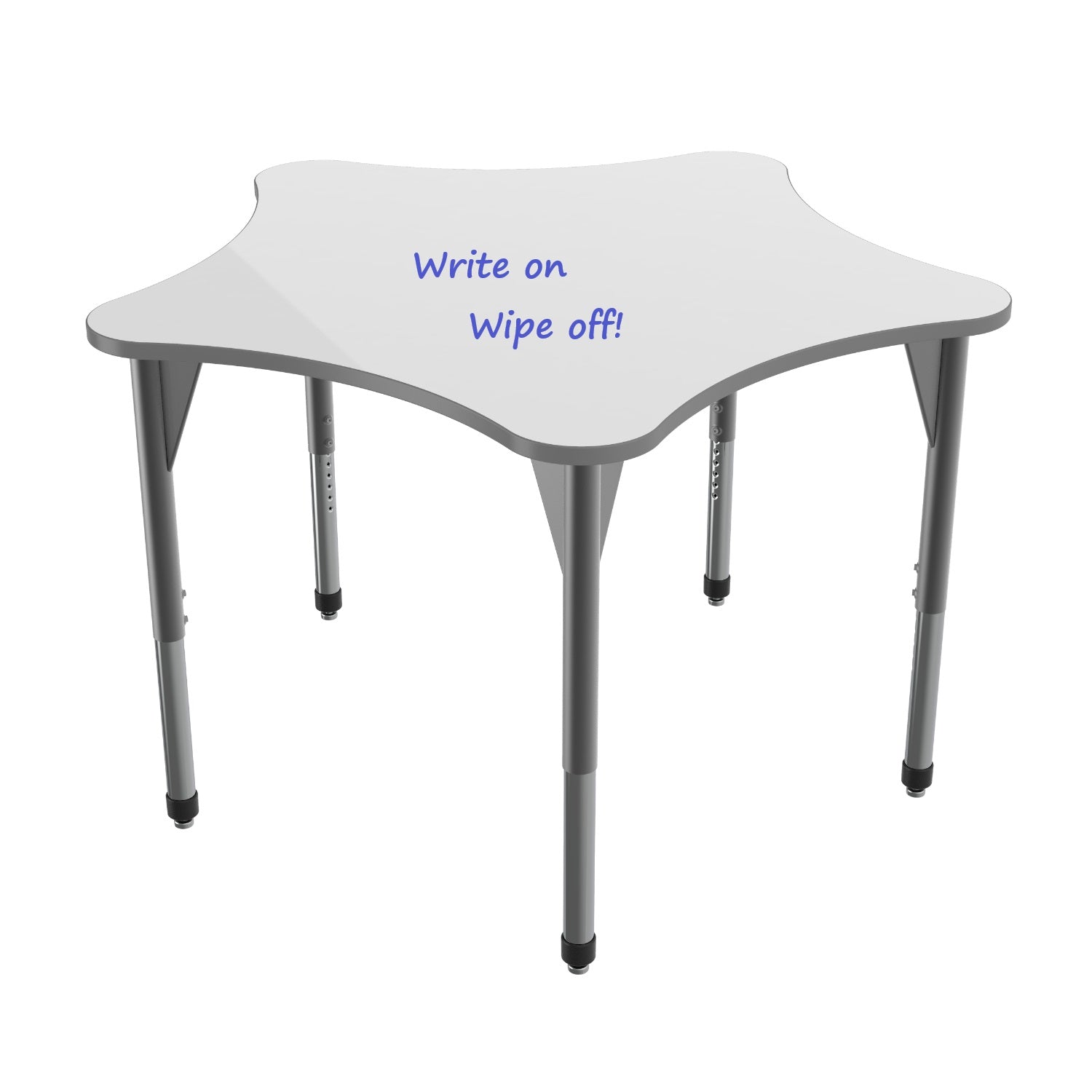 Premier Dry Erase Standing Height Collaborative Classroom Table, 60" 5-Star