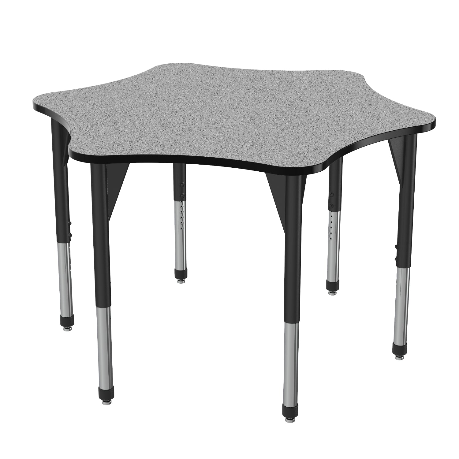 Premier Standing Height Collaborative Classroom Table, 60" 6-Star