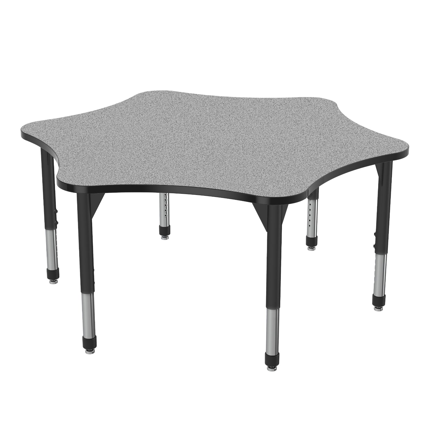 Premier Sitting Height Collaborative Classroom Table, 60" 6-Star