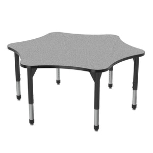 Premier Sitting Height Collaborative Classroom Table, 60" 6-Star