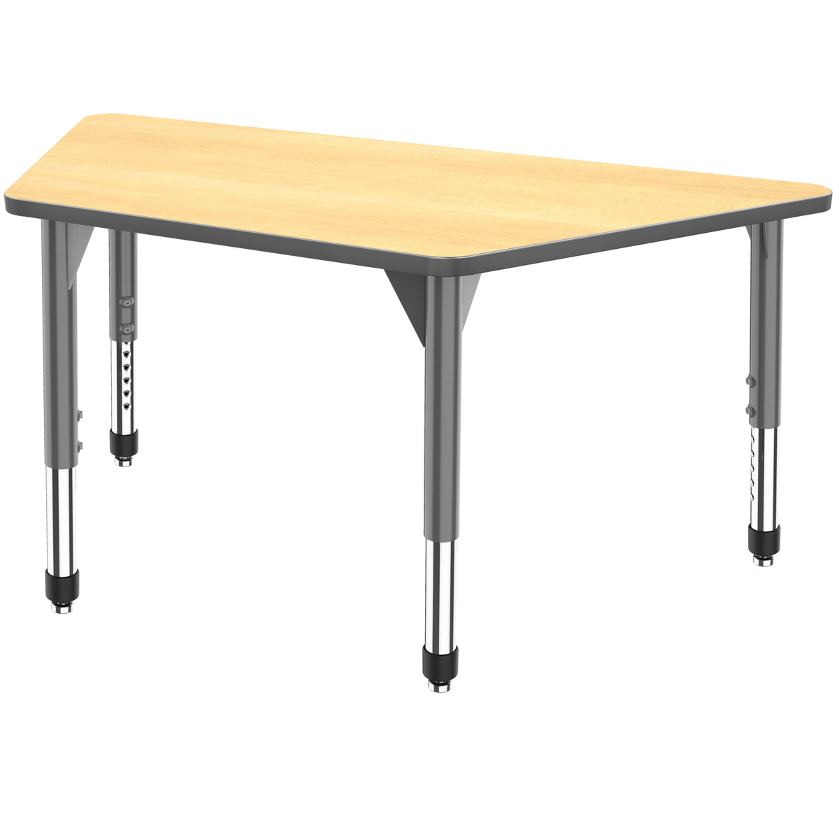 Premier Standing Height Collaborative Classroom Table, 30" x 60" Trapezoid