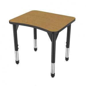 Premier Sitting Height Collaborative Desk, 24" x 28" Curve