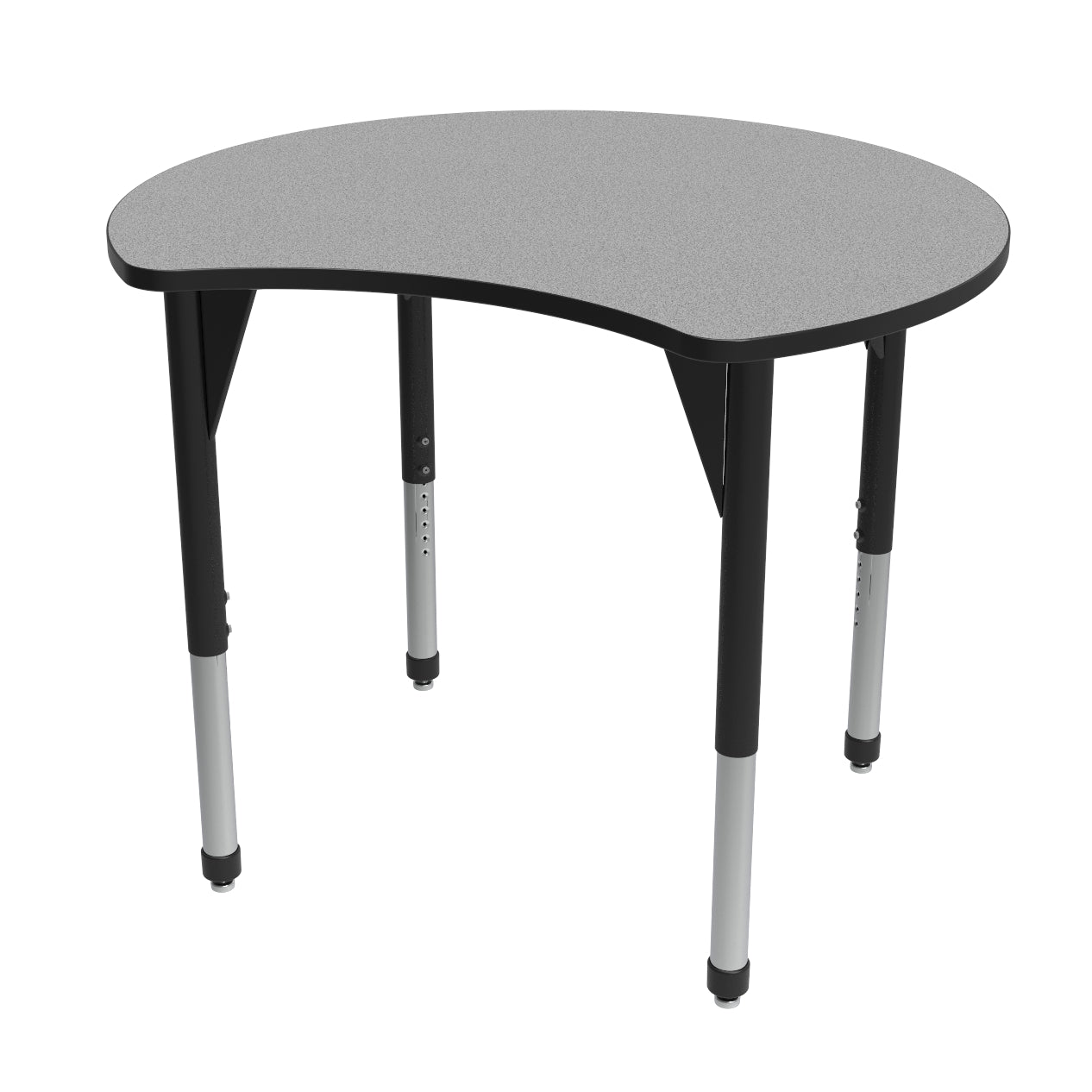 Premier Standing Height Collaborative Classroom Table, 48" Scoop