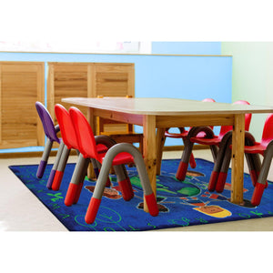 Carpets for Kids Give the Planet a Hug Rug, 6' x 9' Rectangle