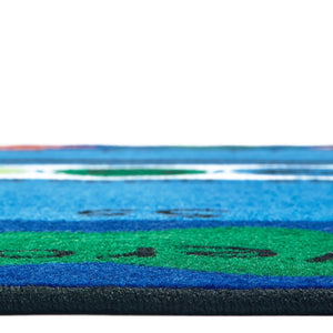 Carpets for Kids Bilingual Paint by Numero, 8'3" x 11'8" Oval