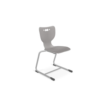 Mooreco Hierarchy Cantilever School Chair, Platinum Frame