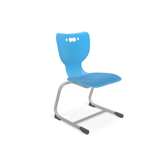 Mooreco Hierarchy Cantilever School Chair, Platinum Frame