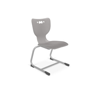 Mooreco Hierarchy Cantilever School Chair, Platinum Frame