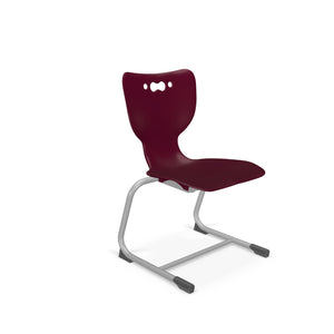 Mooreco Hierarchy Cantilever School Chair, Platinum Frame