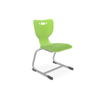 Mooreco Hierarchy Cantilever School Chair, Platinum Frame