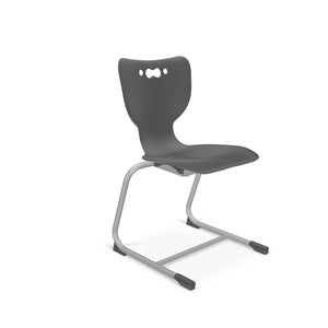 Mooreco Hierarchy Cantilever School Chair, Platinum Frame