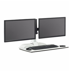 Soar™ Electric Desktop Sit/Stand, Dual Monitor Arm, FREE SHIPPING