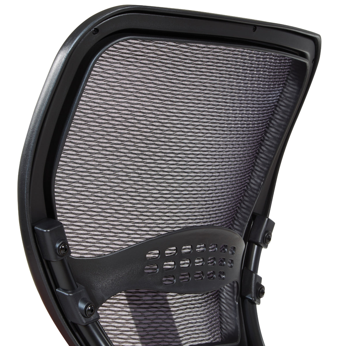 Professional Black AirGrid® Back Managers Chair, Dillon Black Antimicrobial Seat