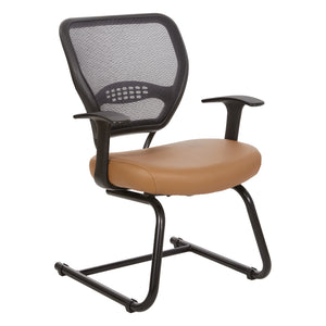 Professional Dark Air Grid® Back Visitor’s Chair with Silver Ion Technology Dillon Seat
