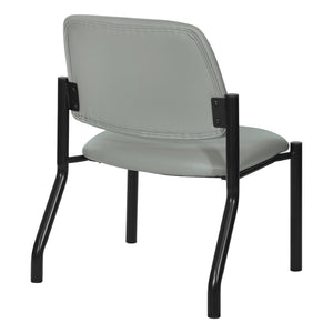 Big & Tall Silver Ion Technology Armless Guest Chair, 500 lb. Capacity