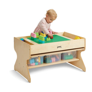 Jonti-Craft® Deluxe Building Table, Preschool Brick Compatible