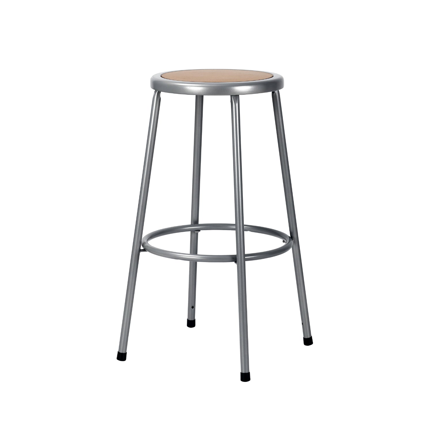 30" H Assembly-Ready Steel Stool, Grey