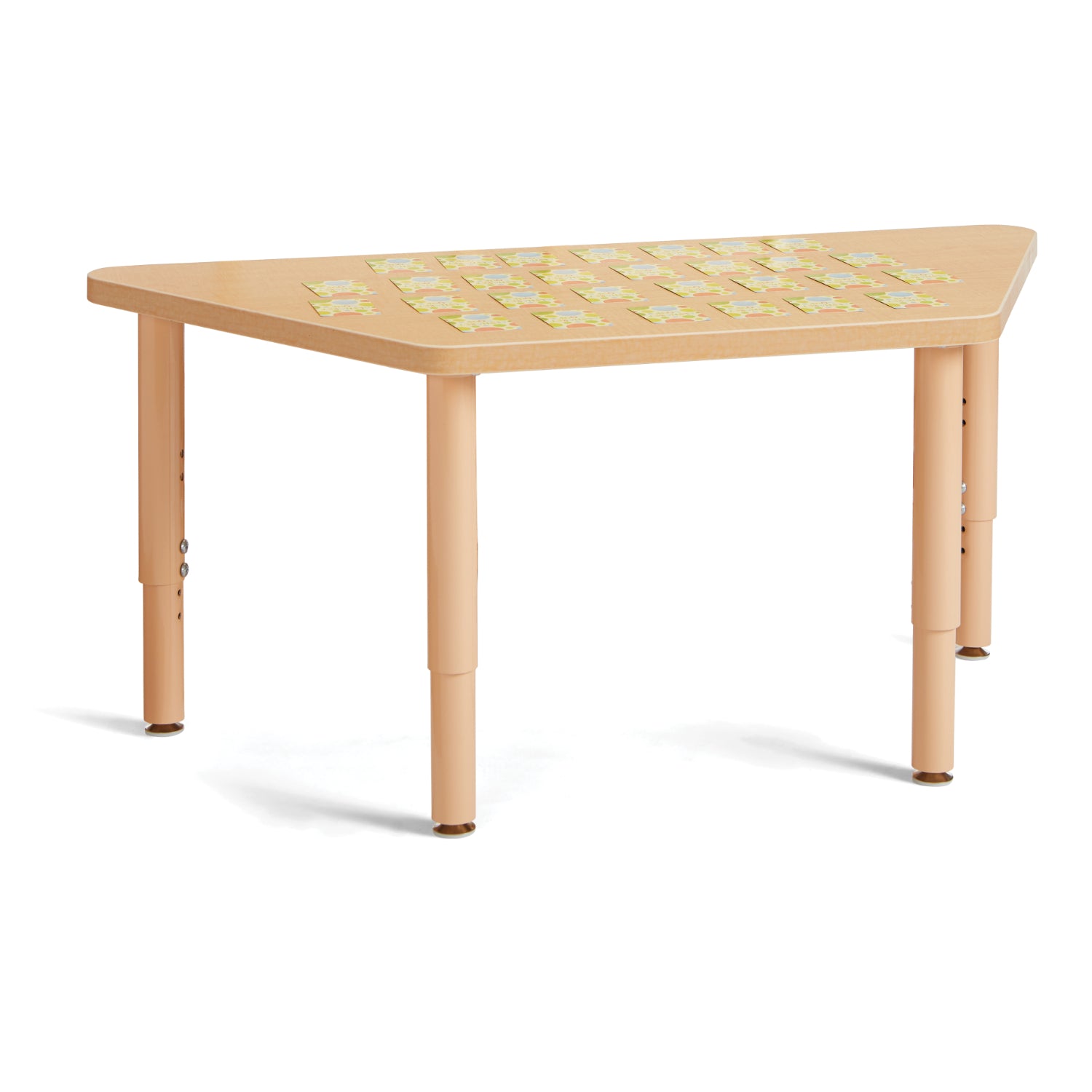 Jonti-Craft® Purpose+ Trapezoid Table, 45" W x 21" D