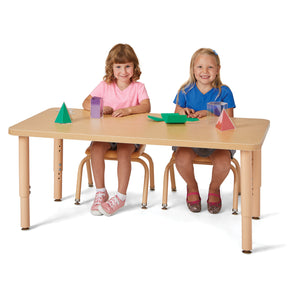 Jonti-Craft® Purpose+ Rectangle Table, 48" W x 24" D