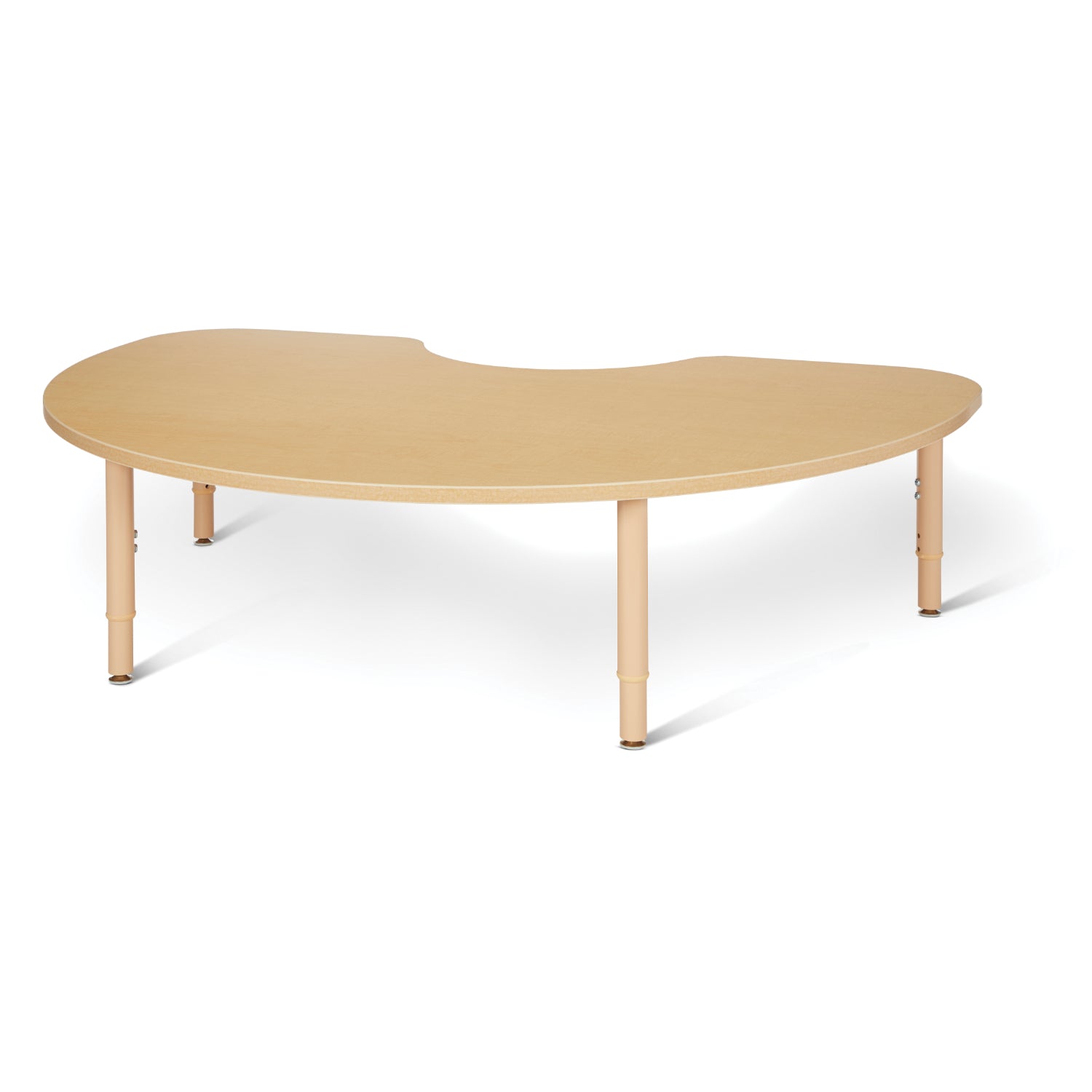 Jonti-Craft® Purpose+ Kidney Table, 72" W x 48" D