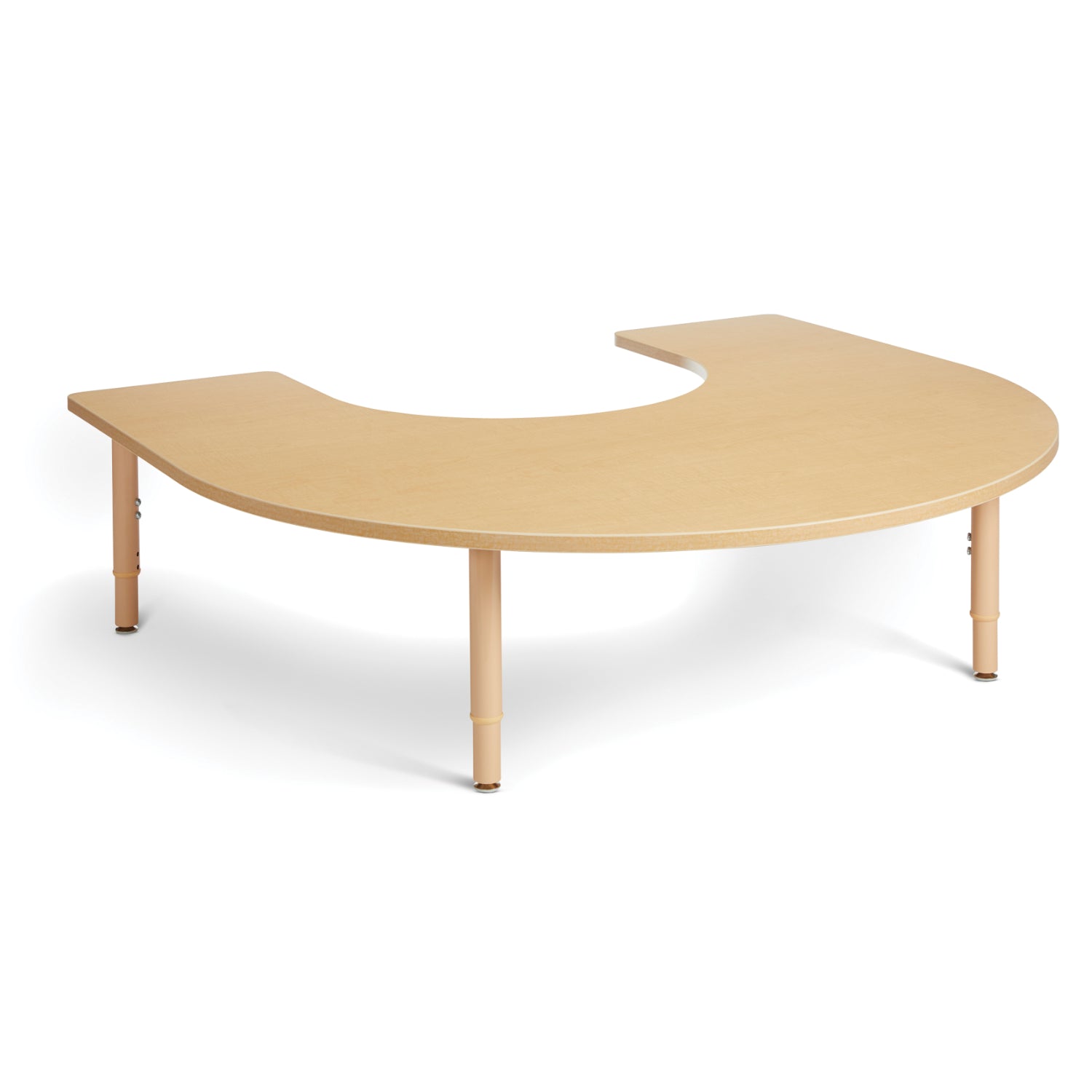 Jonti-Craft® Purpose+ Horseshoe Table, 66" W x 60" D