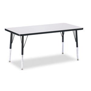 Jonti-Craft® Berries® Adjustable Height Activity Table, Rectangle, 24" x 48"