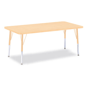 Jonti-Craft® Berries® Adjustable Height Activity Table, Rectangle, 30" x 60"