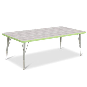 Jonti-Craft® Berries® Adjustable Height Activity Table, Rectangle, 30" x 60"