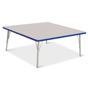 Jonti-Craft® Berries® Adjustable Height Activity Table, 48" x 48" Square