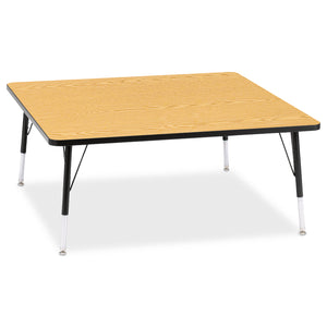 Jonti-Craft® Berries® Adjustable Height Activity Table, 48" x 48" Square