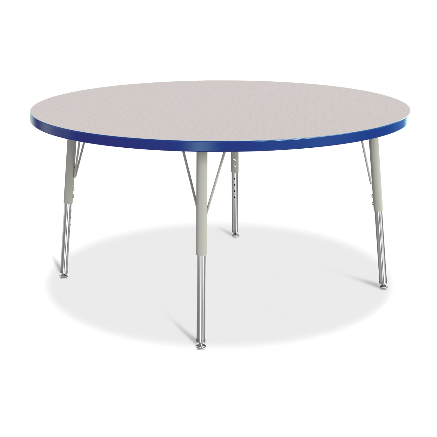 Jonti-Craft® Berries® Adjustable Height Activity Table, Round, 48" Diameter