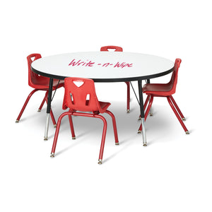 Jonti-Craft® Berries® Dry Erase Standard Activity Table, Round, 48" Diameter