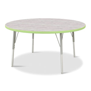 Jonti-Craft® Berries® Adjustable Height Activity Table, Round, 48" Diameter