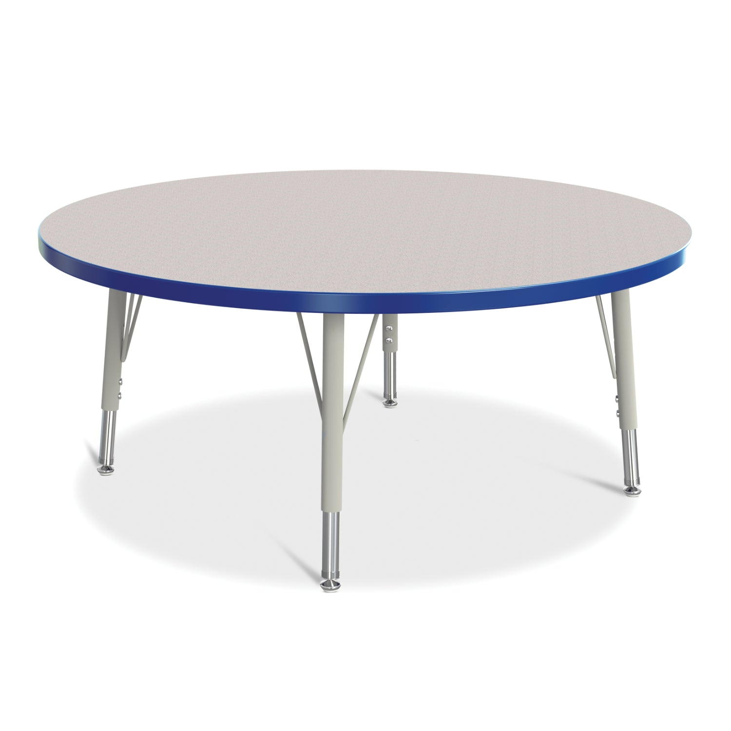 Jonti-Craft® Berries® Adjustable Height Activity Table, Round, 42" Diameter