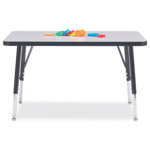 Jonti-Craft® Berries® Adjustable Height Activity Table, Rectangle, 24" x 36"