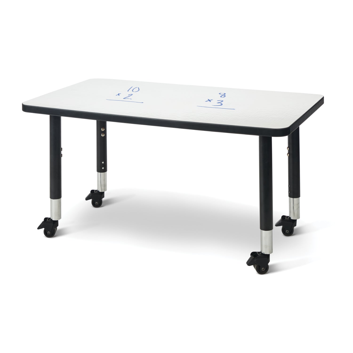 Jonti-Craft® Berries® Dry Erase Mobile Activity Table, Rectangle, 36" W x 24" D