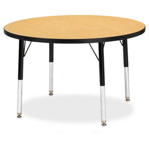 Jonti-Craft® Berries® Adjustable Height Activity Table, Round, 36" Diameter