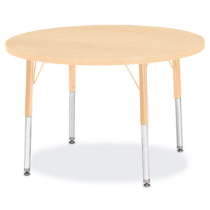 Jonti-Craft® Berries® Adjustable Height Activity Table, Round, 36" Diameter