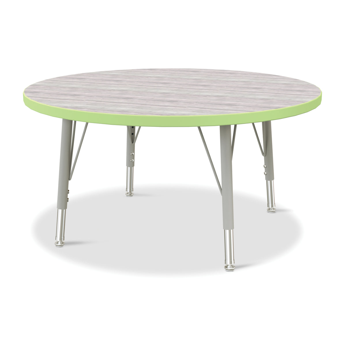 Jonti-Craft® Berries® Adjustable Height Activity Table, Round, 36" Diameter