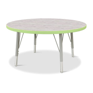 Jonti-Craft® Berries® Adjustable Height Activity Table, Round, 36" Diameter