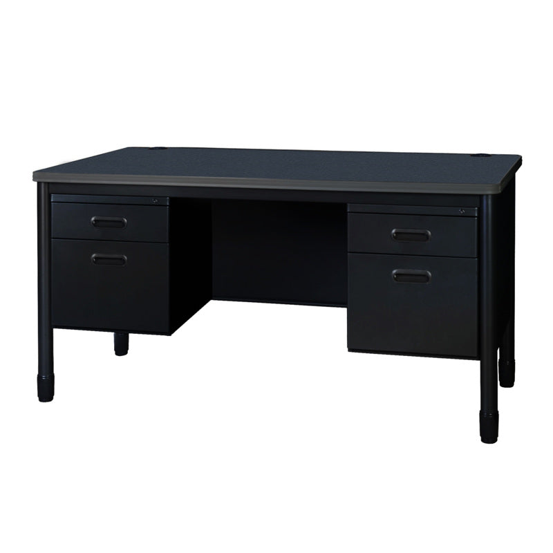Mesa Metal Double Pedestal Teacher's Desk, 60" x 30"
